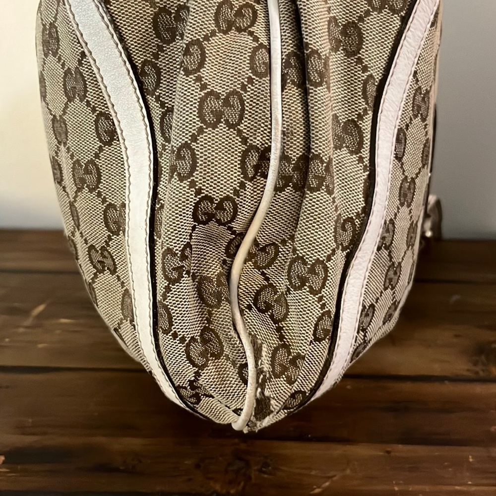 GUCCI Gg Canvas Beige Shoulder Bag - Picture 12 of 17